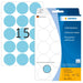 EAN 4008705022736 - HERMA 2273 etiqueta autoadhesiva Círculo Azul 480 pieza(s) imagen 1