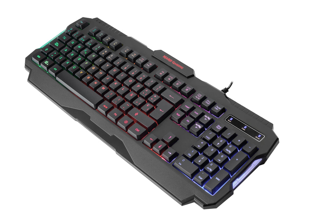 EAN 4710562759136 - Mars Gaming MCPRGB2FR teclado Ratón incluido Juego USB AZERTY Francés Negro imagen 6