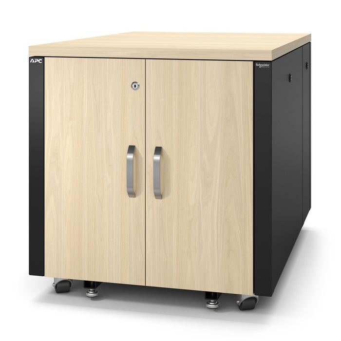 EAN 731304621720 - APC AR4012A armario rack 12U Rack o bastidor independiente Negro, Color madera de arce imagen 2