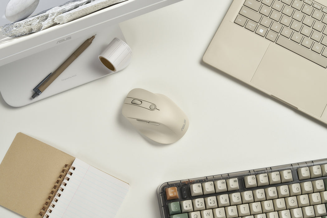 EAN 4711636125390 - ASUS MD105 MOUSE/MK-WH ratón Universal mano derecha RF Wireless + Bluetooth 2400 DPI imagen 6