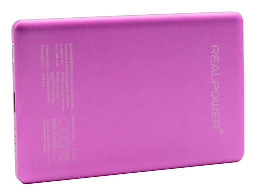 EAN 4040895012777 - RealPower PB-5000 MAG 5000 mAh Cargador inalámbrico Rosa imagen 2
