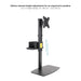 EAN 8433281016873 - TooQ DB1128TN-B soporte para monitor 68,6 cm (27") Escritorio Negro imagen 4