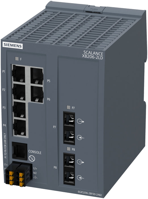 EAN 4047623091592 - Siemens 6GK52062BF002AB2 6GK5206-2BF00-2AB2 Industrial Ethernet Switch Gestionado imagen 1