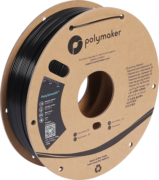 EAN 6938936710745 - Polymaker PJ01001 material de impresión 3d Negro 750 g imagen 1
