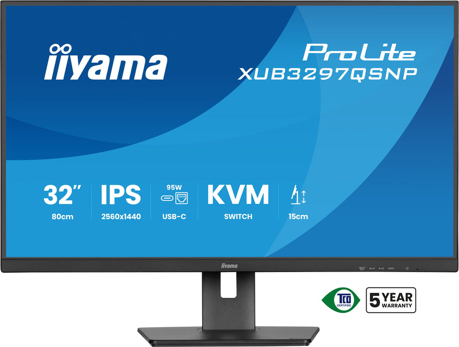 EAN 4948570124435 - iiyama ProLite XUB3297QSNP-B1 pantalla para PC 81,3 cm (32") 2560 x 1440 Pixeles Quad HD LED Negro imagen 8
