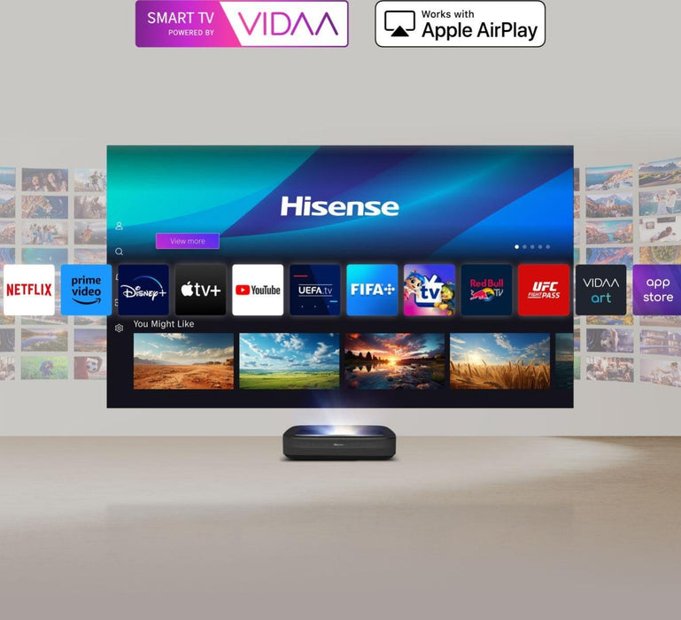EAN 6942351411163 - Hisense Laser TV PL2 proyector de TV Proyector de alcance ultracorto 2700 lúmenes ANSI DLP UHD 4K (3840x2 imagen 10
