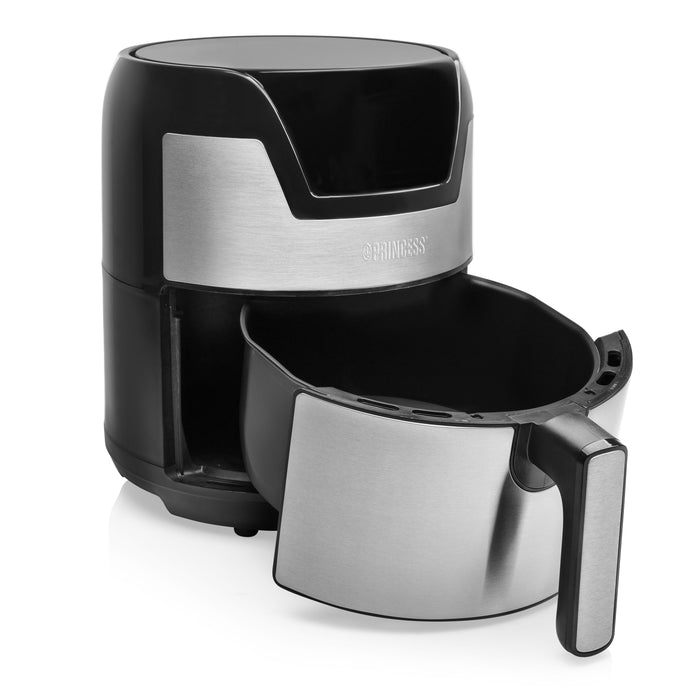 EAN 8713016091475 - Princess 182026 Sencillo 4,5 L Independiente 1500 W Freidora de aire caliente Plata imagen 4