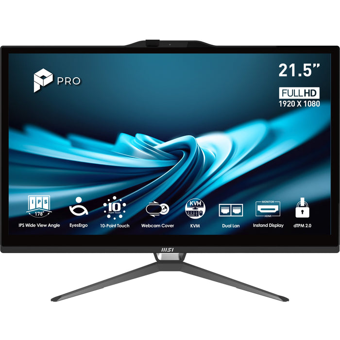 EAN 4711377407090 - MSI Pro AP222T 14MA-613EU Intel® Core™ i3 i3-14100 54,6 cm (21.5") 1920 x 1080 Pixeles Pantalla táctil PC imagen 1