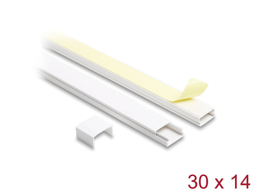 EAN 4043619220878 - DeLOCK 22087 organizador de cables Universal Panel guíacables Blanco 2 pieza(s) imagen 2