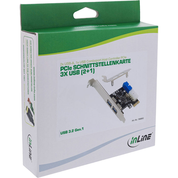 EAN 4043718333226 - InLine 76666G tarjeta y adaptador de interfaz Interno USB 3.2 Gen 2 (3.1 Gen 2) imagen 9