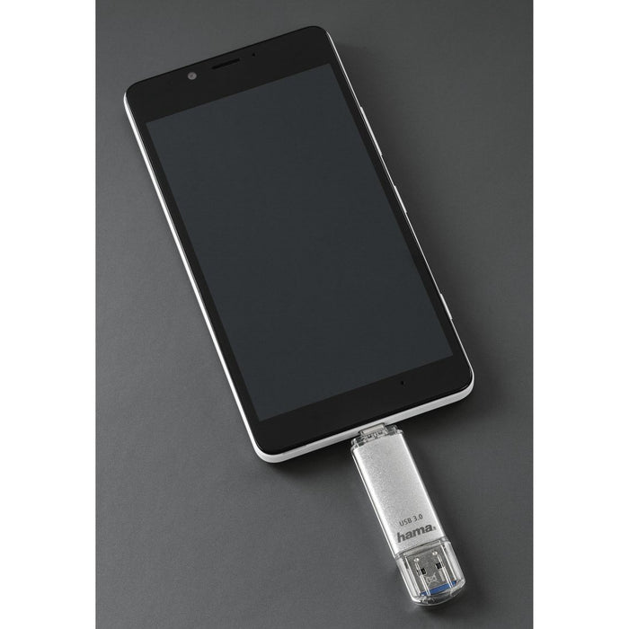 EAN 4047443310606 - Hama C-Laeta unidad flash USB 64 GB USB Type-A / USB Type-C 3.2 Gen 1 (3.1 Gen 1) Plata imagen 4