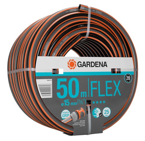 EAN 4078500001816 - Gardena 18049-26 manguera de jardín 50 m Negro, Naranja imagen 2