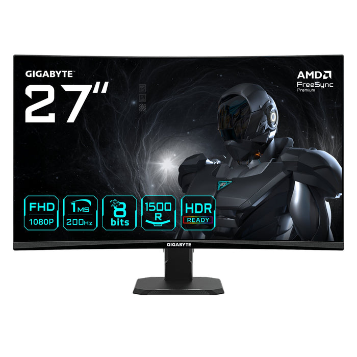 EAN 4719331877682 - GIGABYTE GS27FCA pantalla para PC 68,6 cm (27") 1920 x 1080 Pixeles Full HD LED Negro imagen 1
