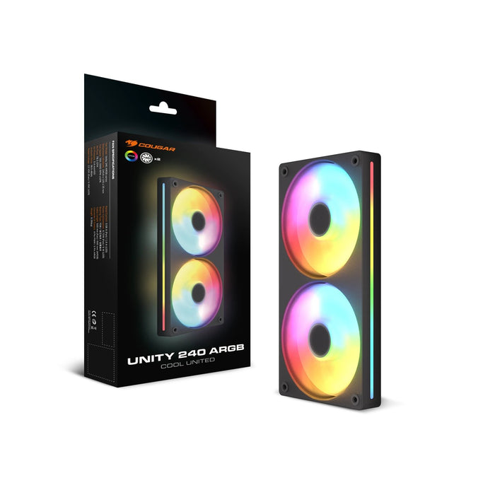 EAN 4710483779602 - COUGAR CF-UN240FB-RGB Carcasa del ordenador Ventilador 12 cm Negro imagen 4