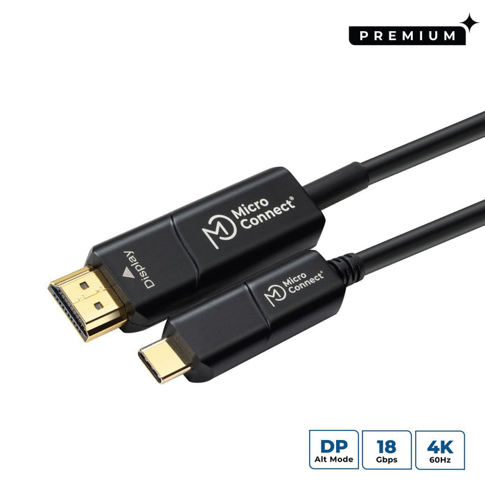 EAN 5706998942371 - Microconnect USB3.1CHDMI10OP adaptador de cable de vídeo 10 m USB Tipo C HDMI Negro imagen 1
