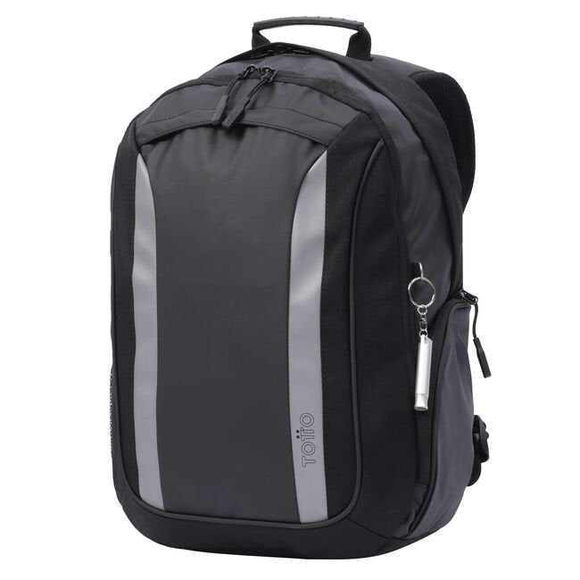 EAN 7704758533911 - Totto MA04BIK001-22100-N01 mochila Mochila informal Negro, Gris Lienzo, Tela imagen 1
