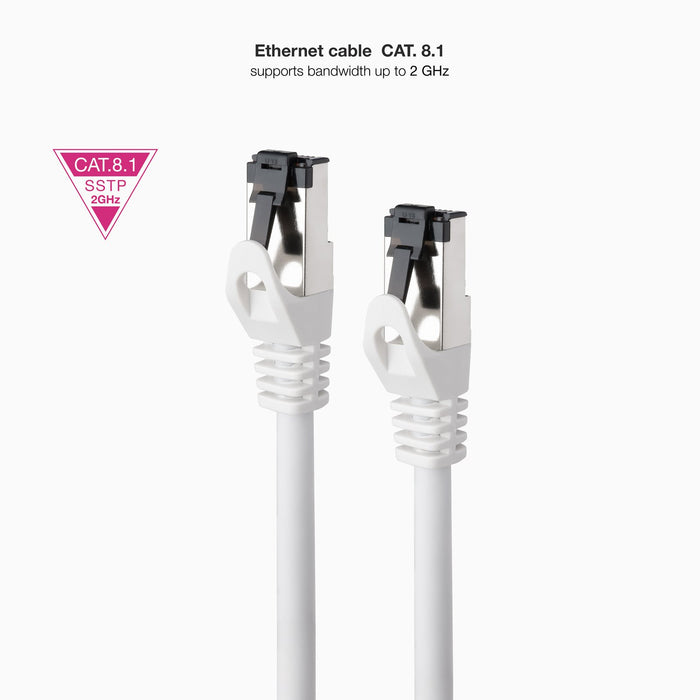 EAN 8433281015876 - Nanocable 10.20.2000-W cable de red 0,5 m Cat8.1 S/FTP (S-STP) imagen 2