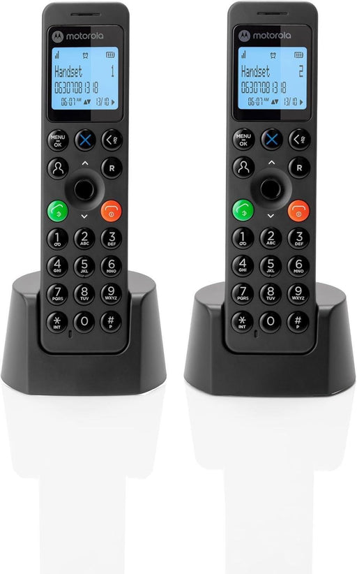 EAN 5055374716915 - Motorola DOT202 Twin Teléfono DECT Identificador de llamadas Negro imagen 1