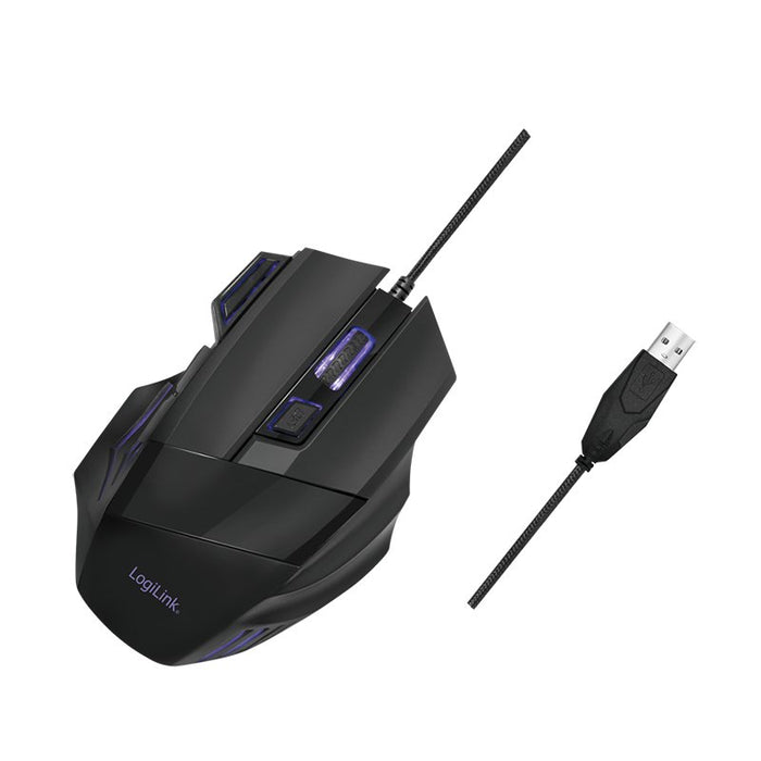EAN 4052792061895 - LogiLink ID0202 ratón Juego mano derecha USB tipo A Óptico 2400 DPI imagen 1