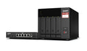 EAN 4711103084618 - QNAP TS-473A + QSW-1105-5T Bundle Pack NAS Torre Ryzen Embedded V1500B 8 GB DDR4 0 TB QNAP Turbo System N imagen 1