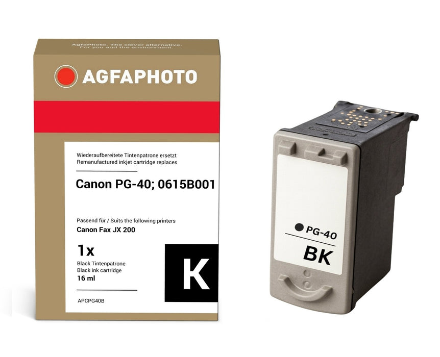 EAN 4250164812551 - AgfaPhoto APCPG40B cartucho de tinta 1 pieza(s) Compatible Rendimiento estándar Negro imagen 1