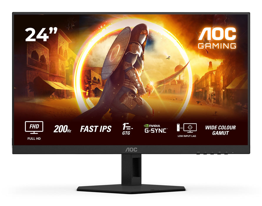 EAN 4038986142991 - AOC G4 24G4HREAD pantalla para PC 60,5 cm (23.8") 1920 x 1080 Pixeles Negro, Rojo imagen 1