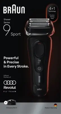 EAN 8006530473699 - Braun Series 9 Sport 9110s Máquina de afeitar de láminas Negro imagen 3