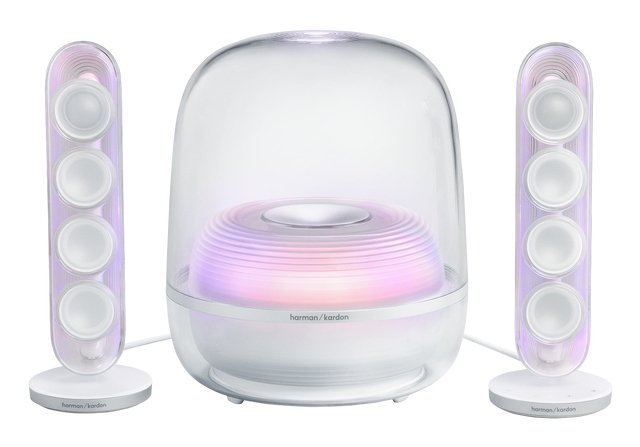 EAN 1200130026713 - Harman/Kardon SoundSticks 5 conjunto de altavoces 190 W Blanco 2.1 canales Bluetooth imagen 2