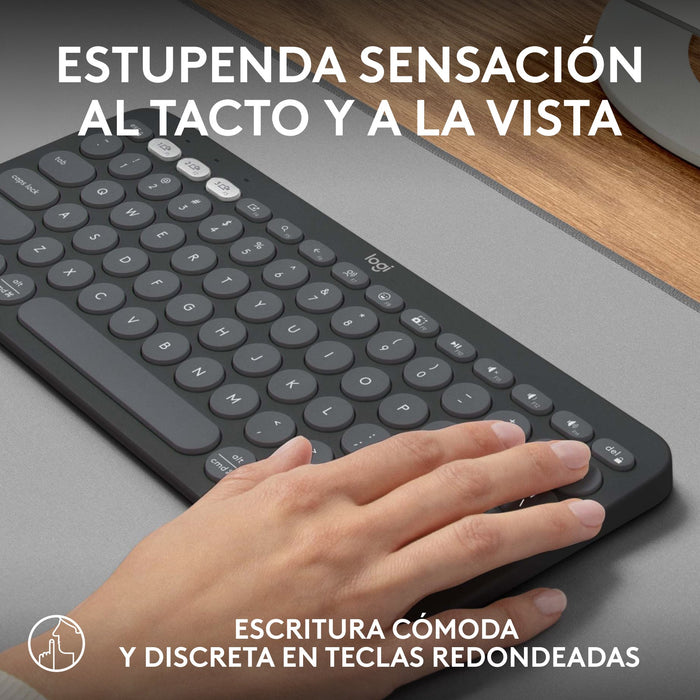 EAN 5099206111127 - Logitech 920-011827 teclado Universal Bluetooth QWERTY Español Grafito imagen 10