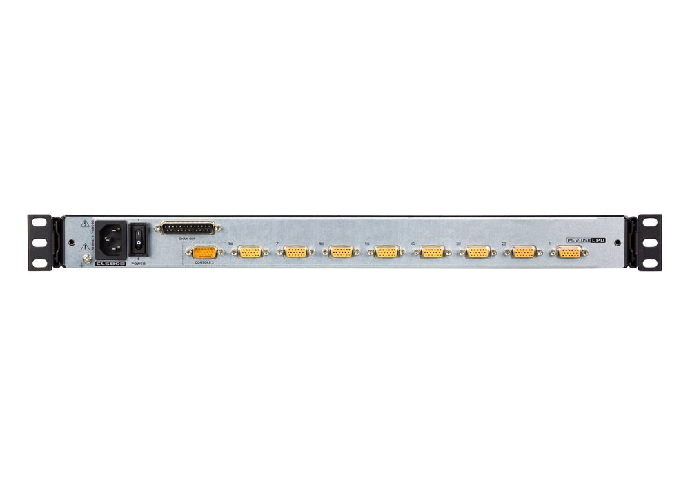 EAN 4710469345555 - ATEN CL5808N-ATA-AG consola de rack 48,3 cm (19") 1280 x 1024 Pixeles Metal, Plástico Negro 1U imagen 2