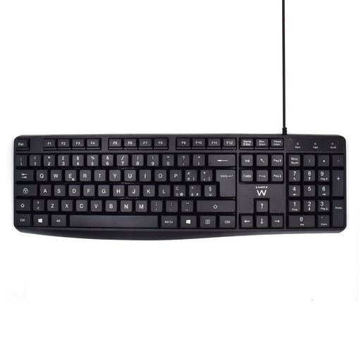 EAN 8052101430325 - Ewent EW3000 teclado Oficina USB QWERTY Italiano Negro imagen 1