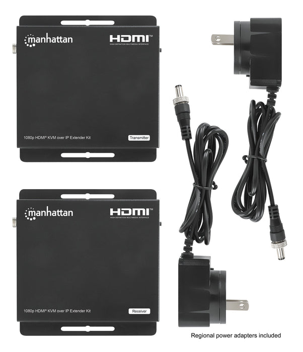 EAN 0766623208413 - Manhattan 208413 extensor audio/video Transmisor y receptor de señales AV Negro imagen 7