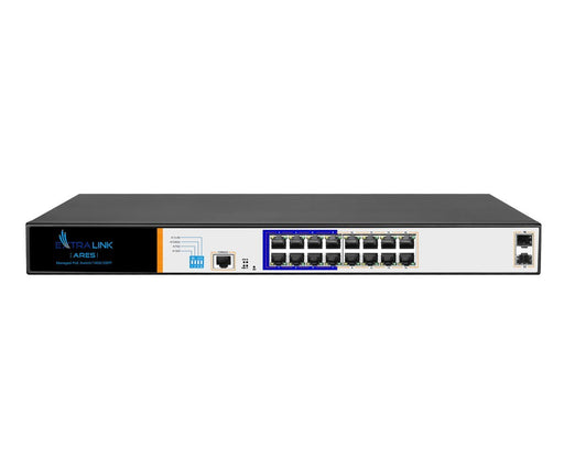 EAN 5902560363807 - Extralink EX.3807 switch Gestionado L2 Gigabit Ethernet (10/100/1000) Energía sobre Ethernet (PoE) 1U Neg imagen 1
