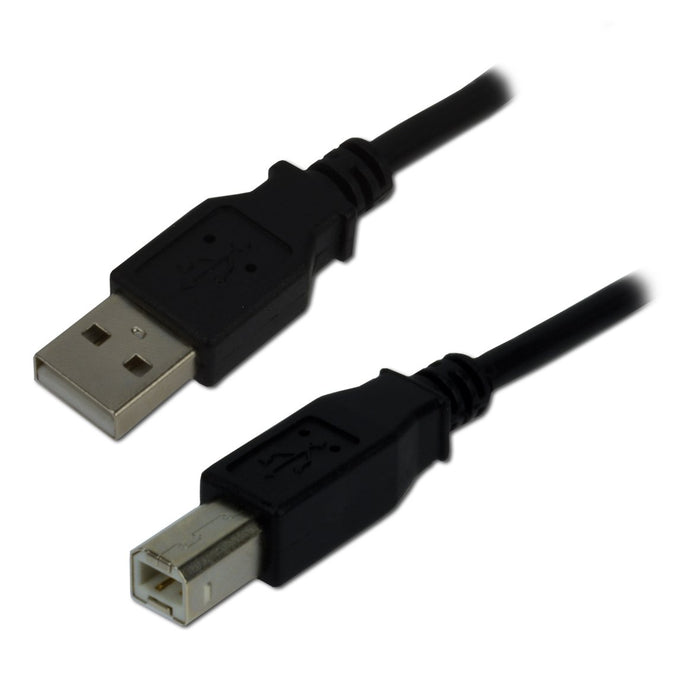 EAN 3700224735326 - MCL 5m USB A/USB B cable USB USB 2.0 0,48 Gbit/s Negro imagen 1