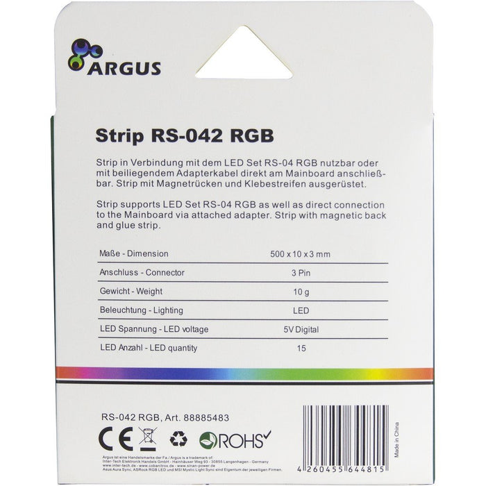 EAN 4260455644815 - Inter-Tech RS-042 RGB Universal Kit de luces para torre de ordenador imagen 2