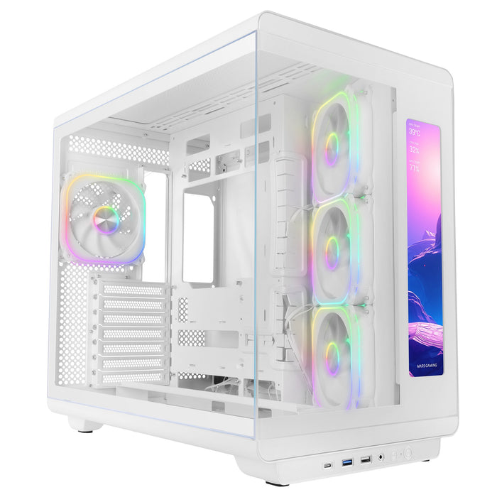 EAN 8435693115298 - Mars Gaming MCREVMAXW carcasa de ordenador Midi Tower Blanco imagen 1