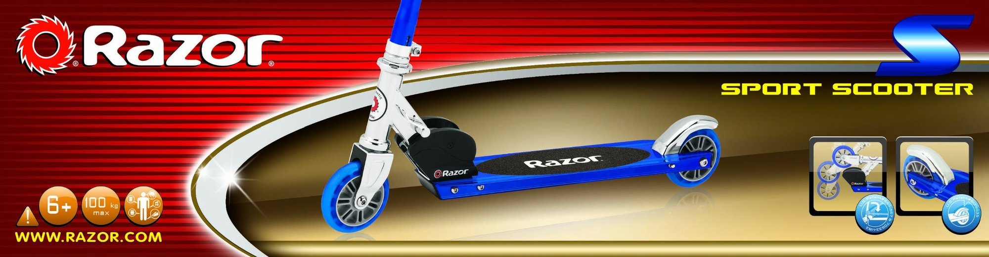 EAN 0845423013677 - Interbrands 13073043 scooter Azul imagen 1