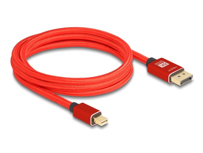 EAN 4043619810956 - DeLOCK 81095 cable DisplayPort 2 m Mini DisplayPort Rojo imagen 1