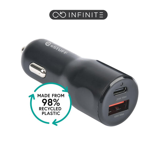 EAN 5715063167359 - eSTUFF ES631031 cargador de dispositivo móvil Teléfono móvil Negro Encendedor de cigarrillos Carga rápida imagen 1