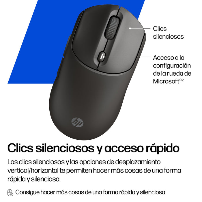 EAN 0198701895213 - HP 405 Quiet ratón Universal Ambidextro RF Wireless + Bluetooth Óptico 1200 DPI imagen 7