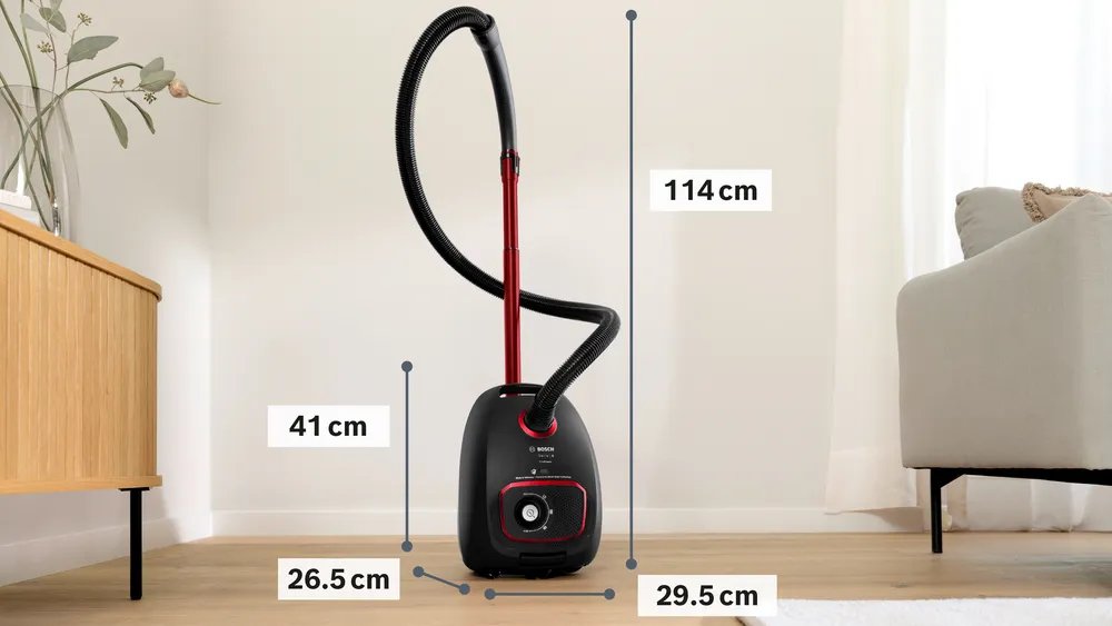 EAN 4242005483990 - Bosch Serie 4 BGB41POW1 aspiradora 4 L Aspiradora cilíndrica Secar 850 W Bolsa para el polvo imagen 6