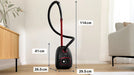 EAN 4242005483990 - Bosch Serie 4 BGB41POW1 aspiradora 4 L Aspiradora cilíndrica Secar 850 W Bolsa para el polvo imagen 6