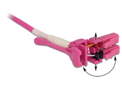 EAN 4043619851355 - DeLOCK 85135 Cable de fibra óptica e InfiniBand 5 m LC Rosa imagen 2
