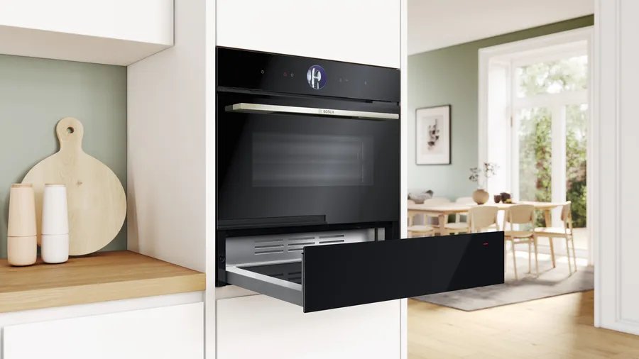 EAN 4242005311804 - Bosch Serie 8 BIC7101B1 cabinete de calefacción 20 L 12 cubiertos Negro imagen 4