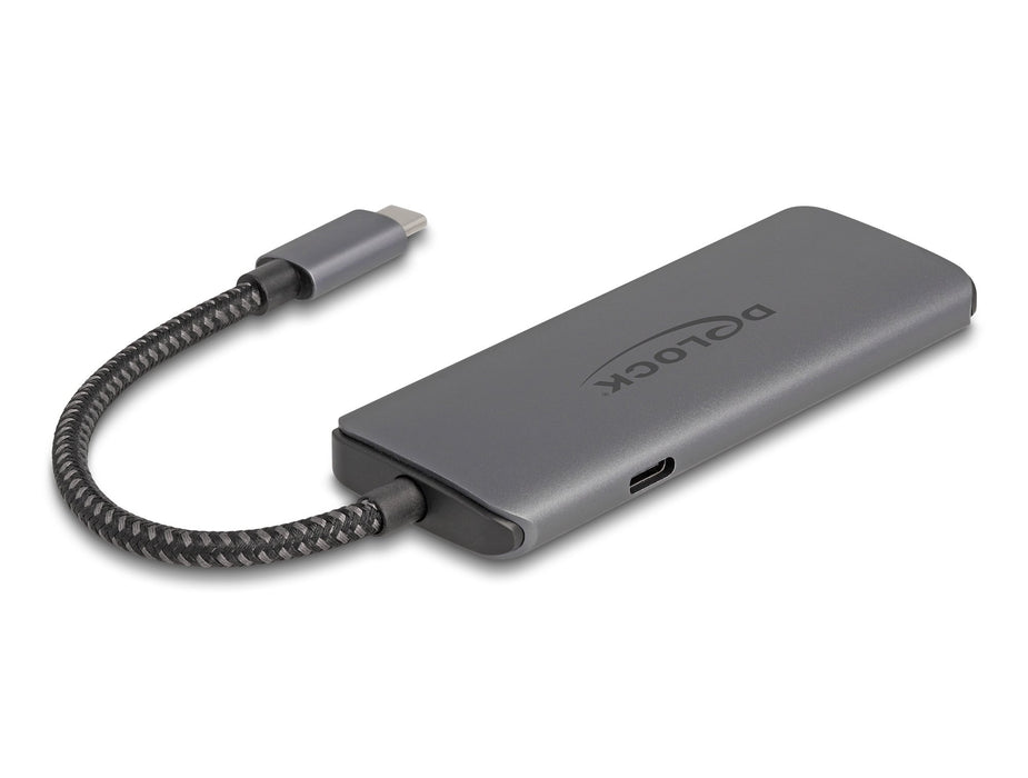 EAN 4043619878048 - DeLOCK 87804 base para portátil y replicador de puertos Alámbrico USB 3.2 Gen 1 (3.1 Gen 1) Type-C Gris imagen 2