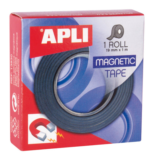 EAN 8410782138303 - APLI 13830 cinta adhesiva 1 m Negro imagen 1
