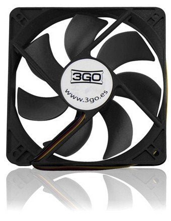 EAN 8436531553043 - 3GO FAN8BK sistema de refrigeración para ordenador Carcasa del ordenador Ventilador 8 cm Negro imagen 1