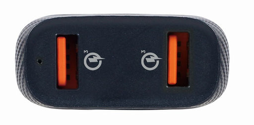 EAN 8716309119412 - Gembird TA-U2QC3-CAR-01 cargador de dispositivo móvil Universal Negro Encendedor de cigarrillos Auto imagen 2