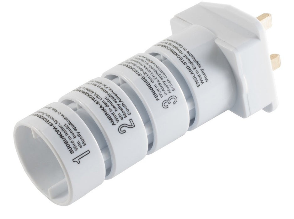 EAN 4017538710055 - S-Impuls 71005 adaptador de enchufe eléctrico Universal Blanco imagen 1