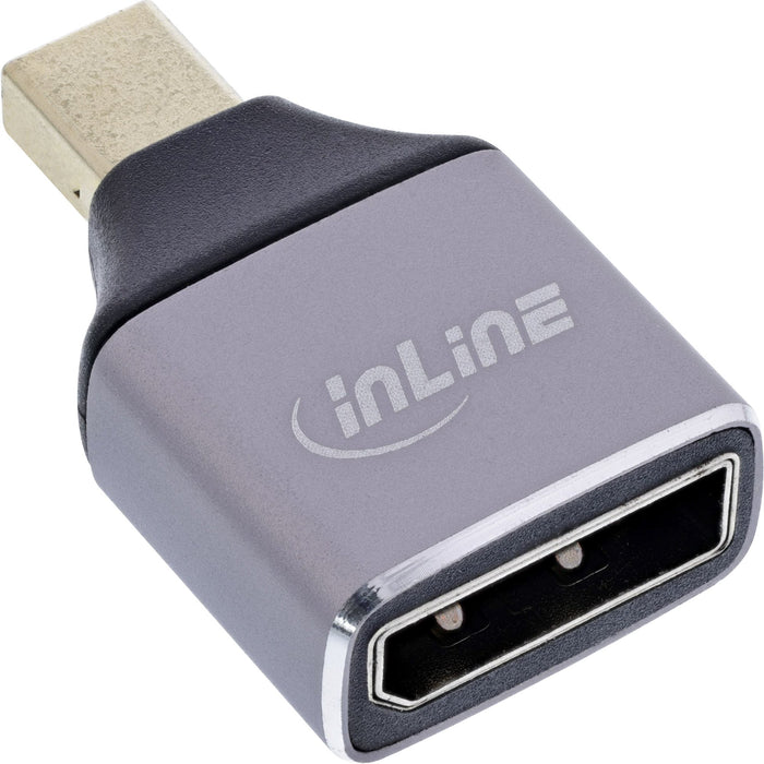 EAN 4043718338115 - InLine 17291C cambiador de género para cable DisplayPort Mini DisplayPort Gris, Negro imagen 1